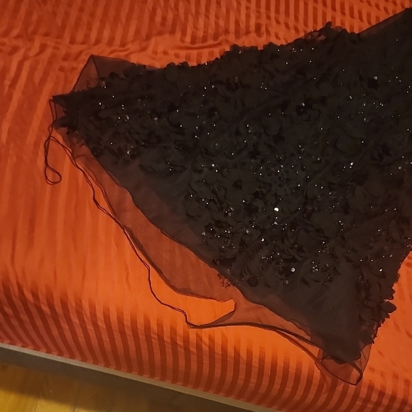 Oh Polly Black Sequin Maxi Dress - Picture 6 of 15